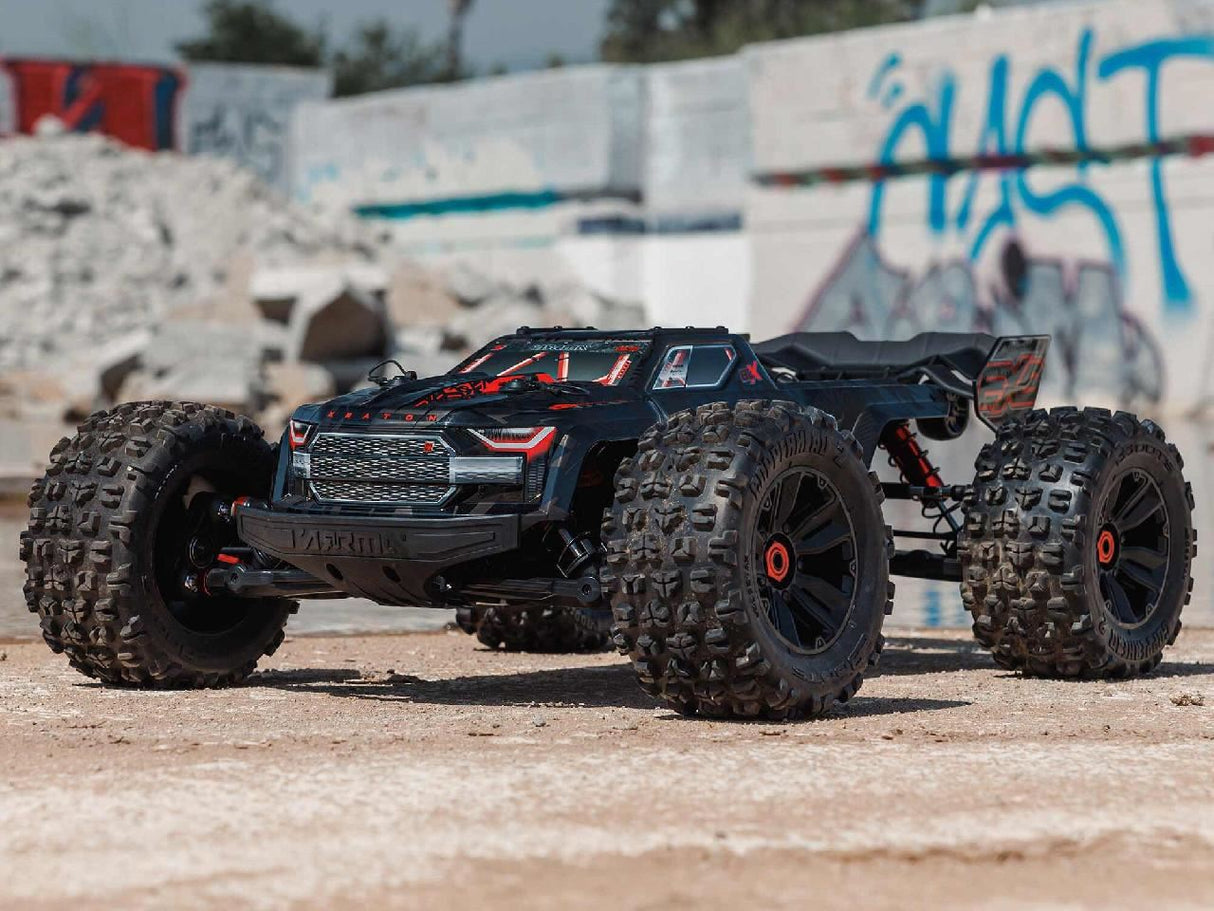 Arrma 1/5 Kraton 4X4 8S Blx Exb Brushless Monster Truck Rtr, Black