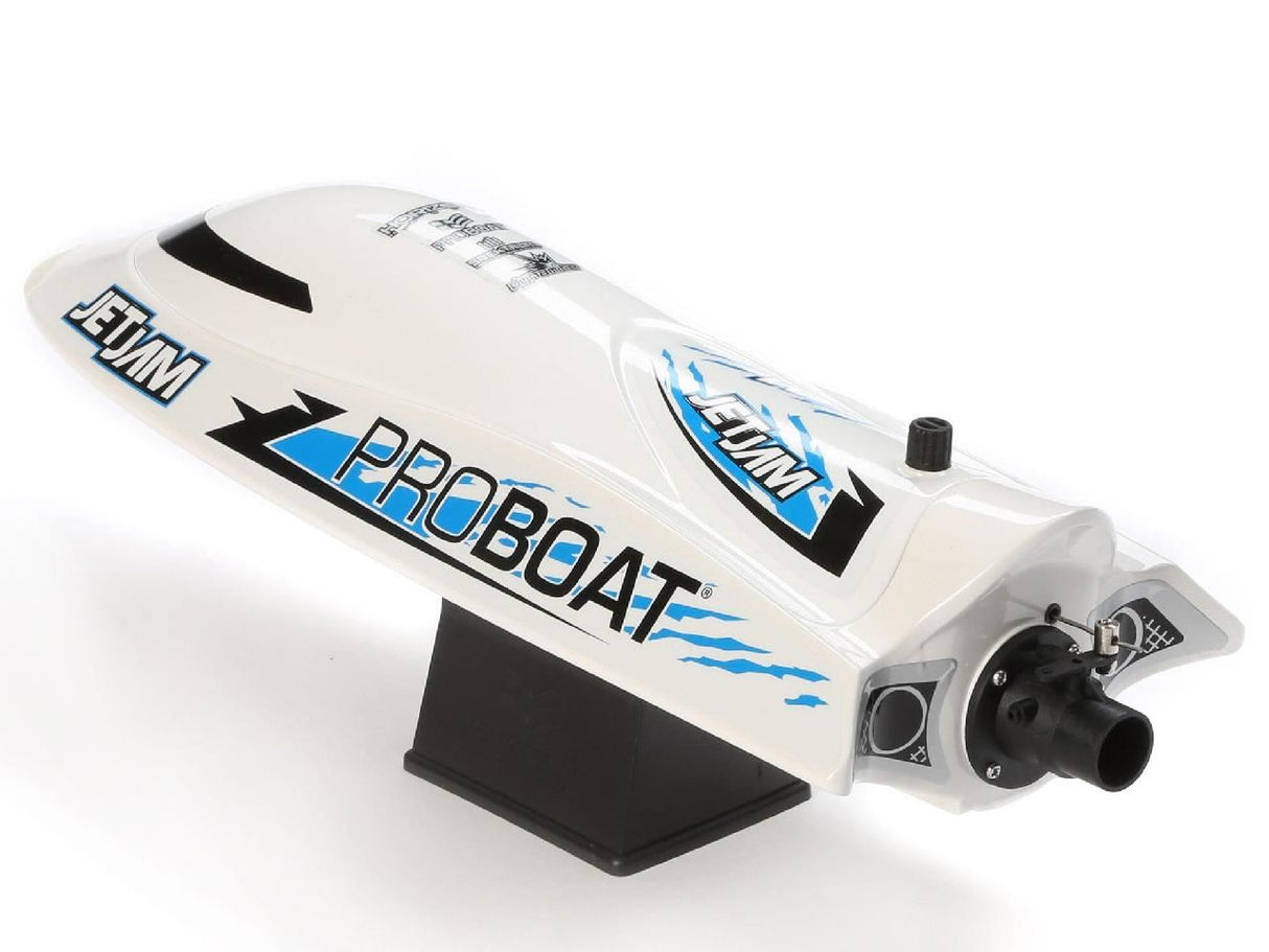 ProBoat Jet Jam V2 12in Self-Righting Pool Racer Brushed RTR, White