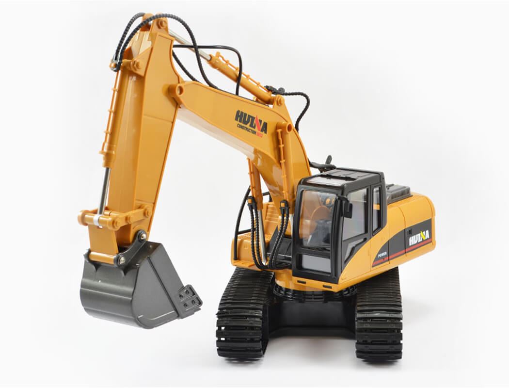 HUINA 1/14 SCALE RC EXCAVATOR 2.4G 15CH w/DIE CAST BUCKET