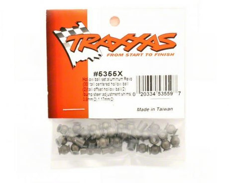 TRAXXAS Hollow ball set, aluminium Revo (30)/ tall centered hollow b