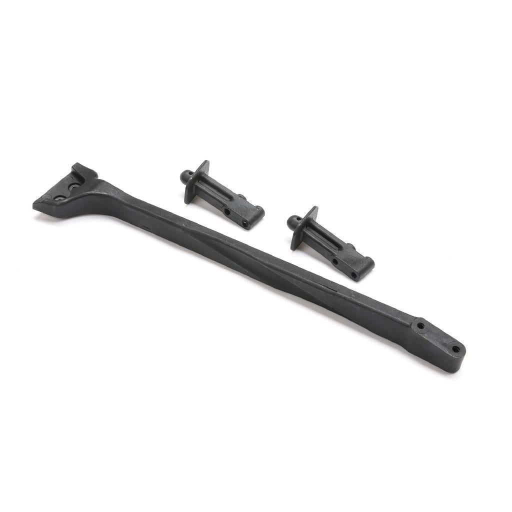 Losi Rear Chassis Brace, Front Body Posts: 8Xte Rtr