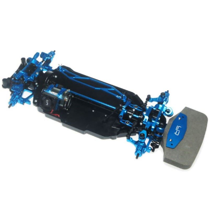 Yeah Racing Aluminum Conversion Kit For Tamiya Tt02 Blue