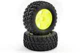 FTX COMET DESERT BUGGY FRONT MOUNTED TYRE & WHEEL YELLOW