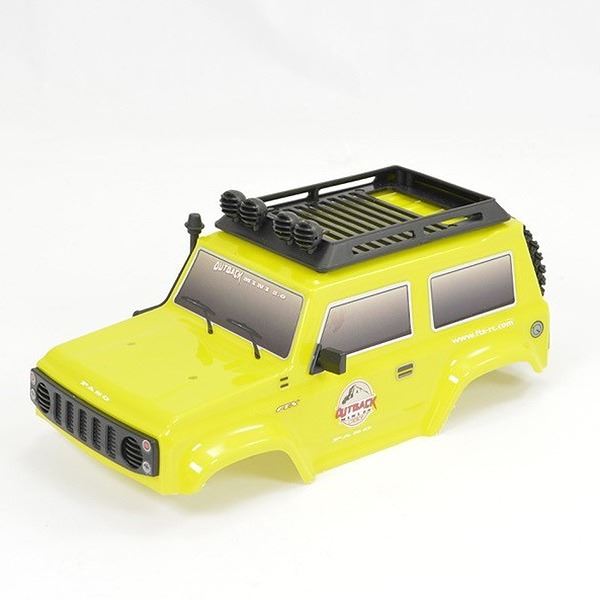 Ftx Mini Outback 2.0 Paso Body Yellow W/Accessories