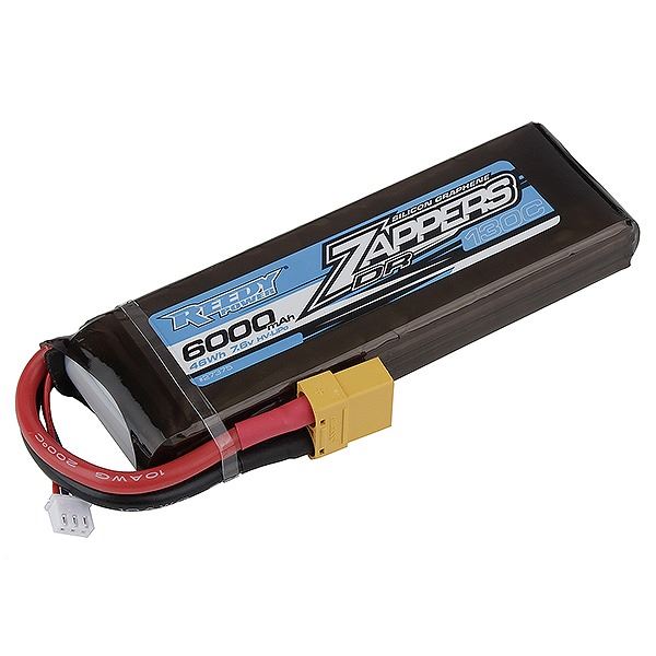 REEDY ZAPPERS DR 6000MAH 130C 7.6V STICK 'SOFT' LIPO W/XT90