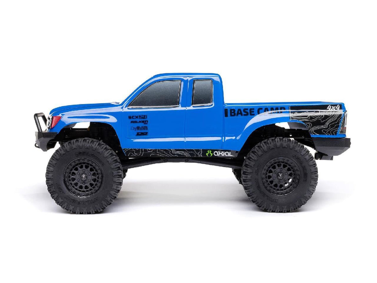 Axial 1/24 Scx24 Base Camp 4Wd Rock Crawler Rtr Blue