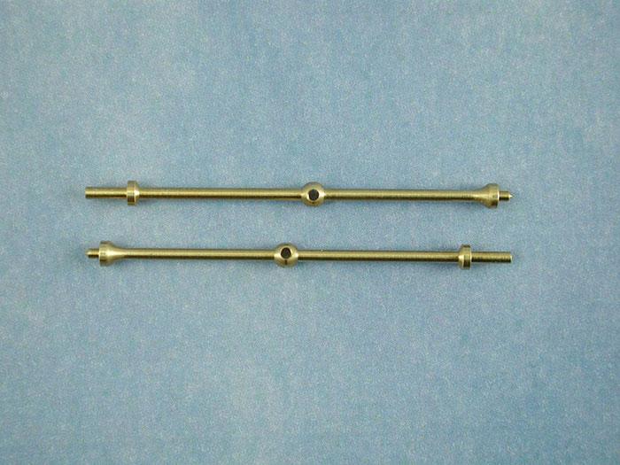 Radio Active 1 Hole Capping Stanchion, Brass 35mm (Pk10)