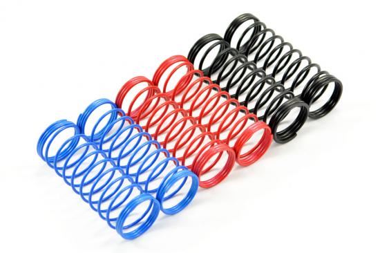 Fastrax 1/10Th 85mm Spring Set Soft/Blue,Med/Red,Hard/Black