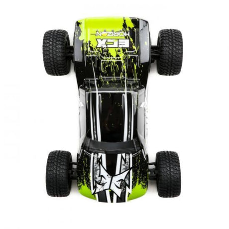 ECX AMP MT 1:10 2WD Monster Truck: Black/Green RTR INT (ECX03028IT2)