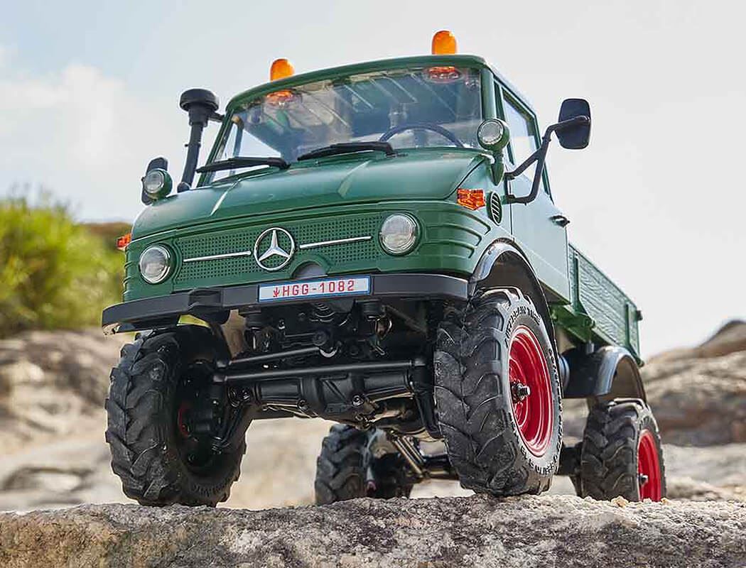 FMS FCX24 1/24TH UNIMOG SCALER RTR - GREEN