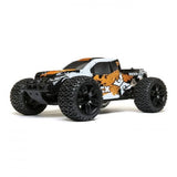 ECX 1/10 4WD Ruckus Brushed Orange/White RTR (ECX03242T1)