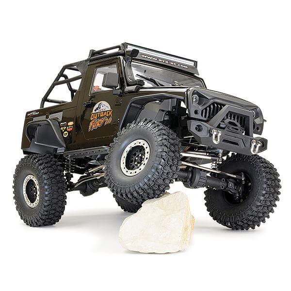 Ftx Outback Fury 2.0 4X4 Rtr Trail Crawler - Black