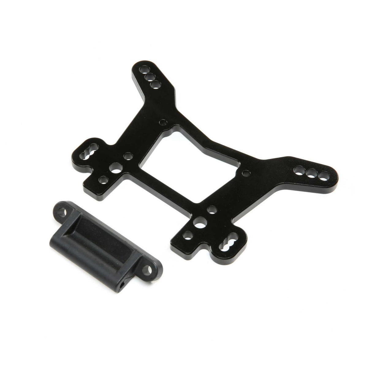 Losi Shock Tower, Rear, Black, AL: DBXL-E 2.0