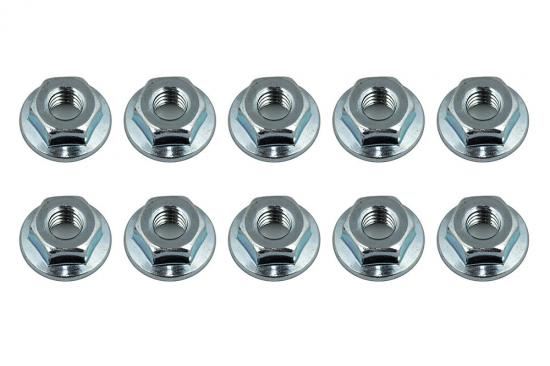 TEAM ASSOCIATED NUTS M4 SERRATED WHEEL NUTS