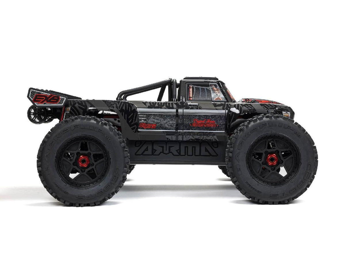 Arrma 1/5 OUTCAST 4X4 8S BLX EXB Brushless Stunt Truck RTR, Black