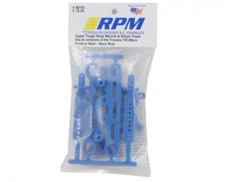 RPM T/E-Maxx Shock Tower &amp; Mounts - Blue