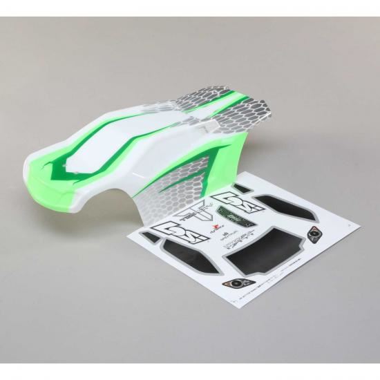 Losi Body Set, Painted: TENACITY T WHITE/GREEN (Losi230044)