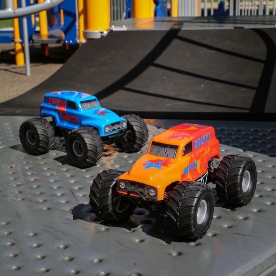 ECX Micro Ruckus 1/28 2WD RTR Blue (ECX00008T1)