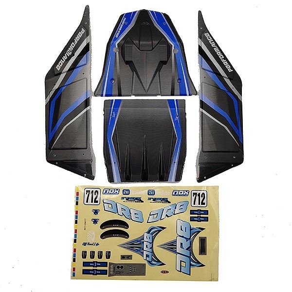 Ftx Dr8 Body+Decal(Blue)