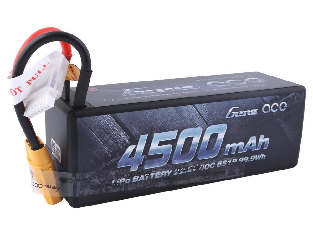 Gens Ace Li-Po Car Hard Case 6S 22.2V 4500mAh 60C with XT90