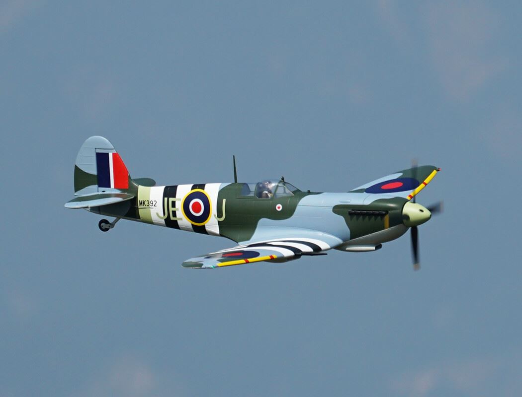 Xfly Supermarine Spitfire Mkix Green 1200Mm Without Tx/Rx/Batt