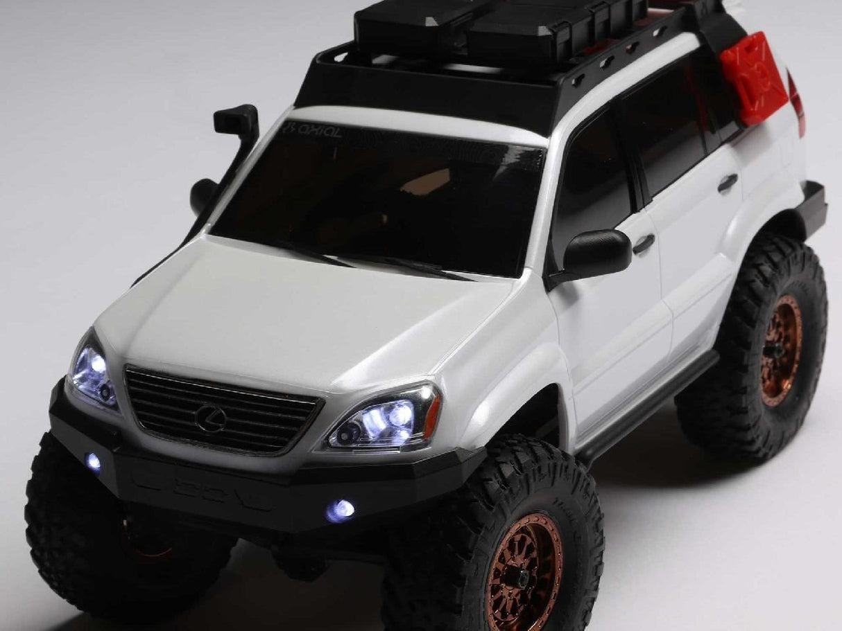 Axial 1/24 Scx24 Lexus Gx 470 4X4 Rock Crawler Rtr, White