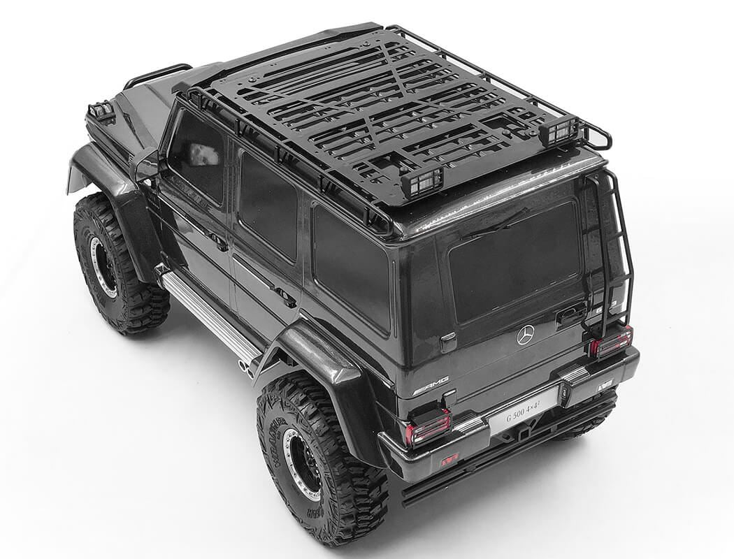 Rc4Wd Adventure Roof Rack W/ Rear Lights For Traxxas Trx-4 M-Benz G-500