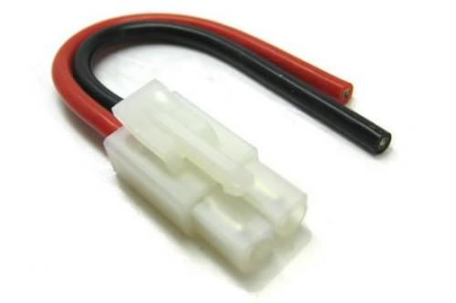 Etronix Male Tamiya Connector With 10Cm 14Awg Silicone Wire