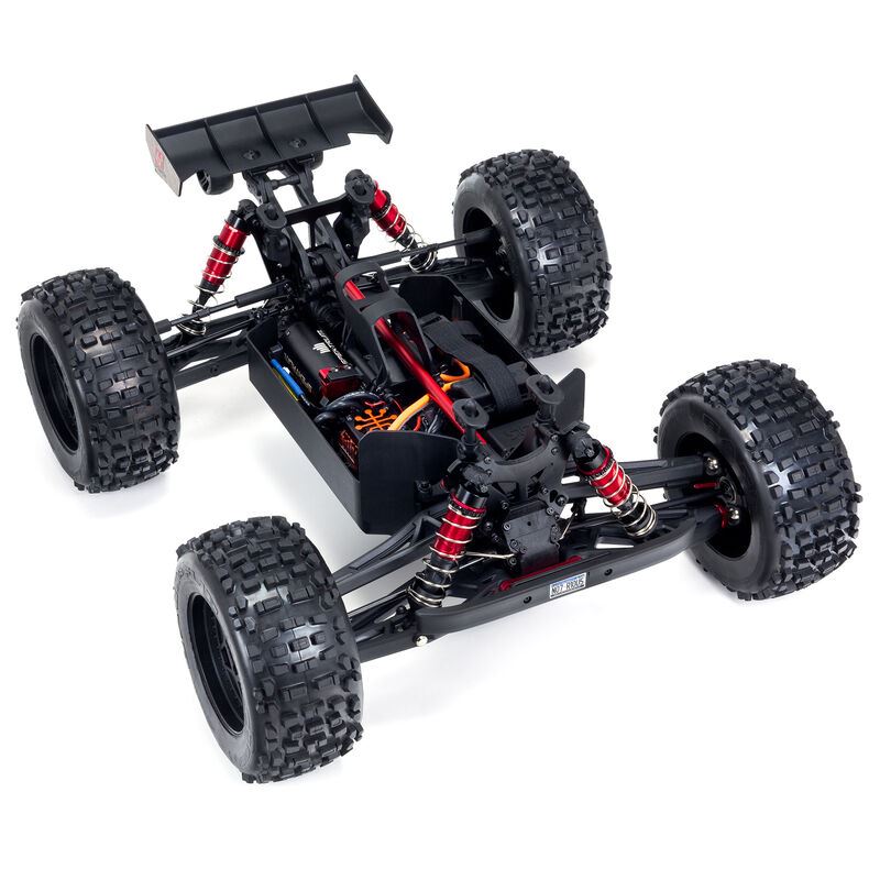 Arrma Notorious V5 6S 4Wd Blx Rtr Black Stunt Truck With Spektrum Firma - Ara8611V5T1