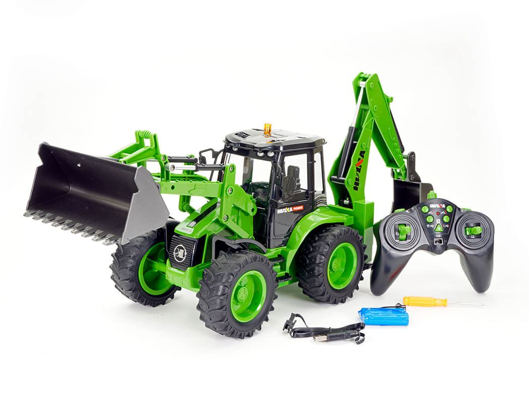 HUINA 1/14 BACKHOE EXCAVATOR TRACTOR 2.4G 9CH