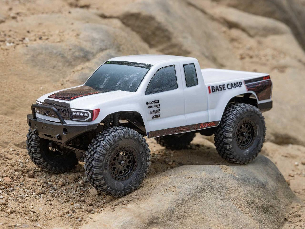 Axial 1/24 Scx24 Base Camp 4Wd Rock Crawler Rtr White