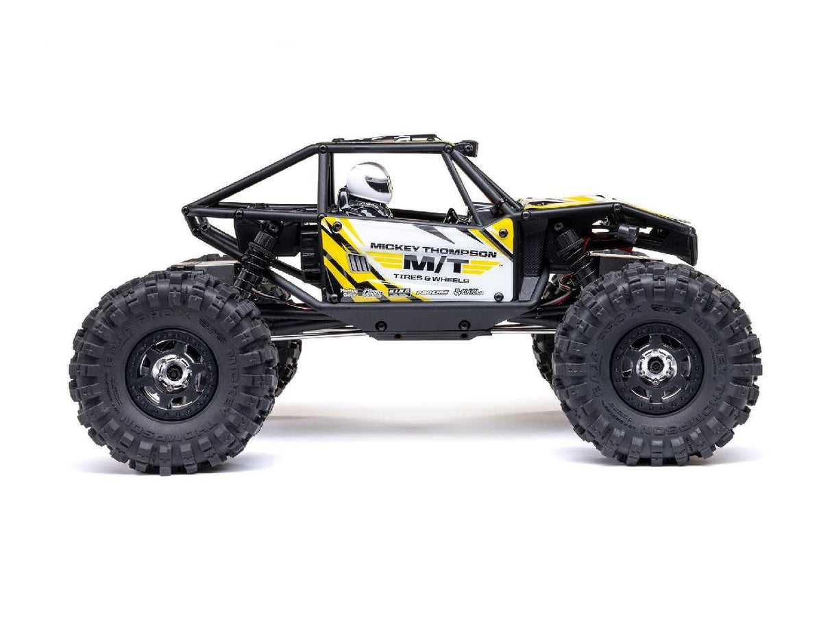 Axial 1/18 Utb18 Capra 4Ws 4Wd Trail Buggy Rtr With Bat/Chg Yellow