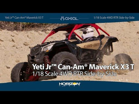 Axial 1/18 Yeti Jr. Can-Am Maverick 4WD Brushed RTR - AXI90069