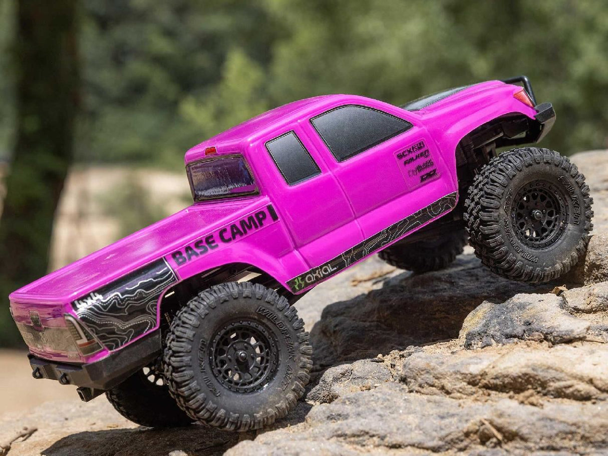 Axial 1/24 Scx24 Base Camp 4Wd Rock Crawler Rtr Pink