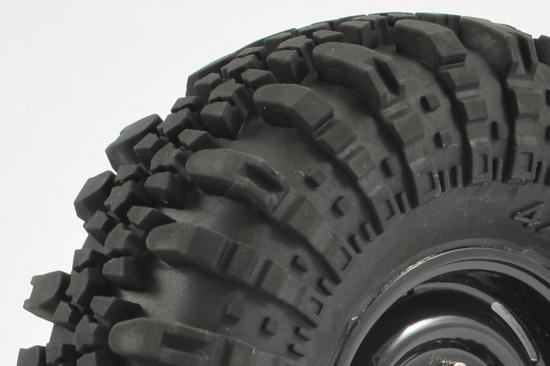 Fastrax 1:10 Crawler Swamper 1.9 Scale Wheel &#248;118mm Tyre (Black)