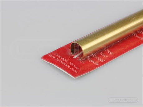 K&S Brass Tube 11.1 x 305mm (7/16 x 12")