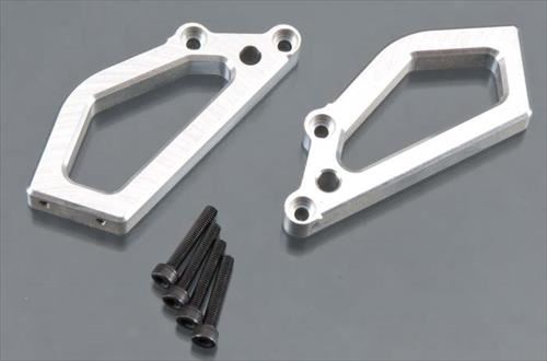 Duratrax Bumper Mount Rear Alum Silver E/Tmaxx