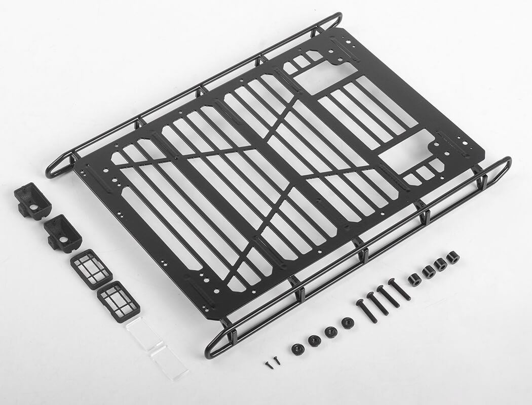 Rc4Wd Adventure Roof Rack W/ Rear Lights For Traxxas Trx-4 M-Benz G-500