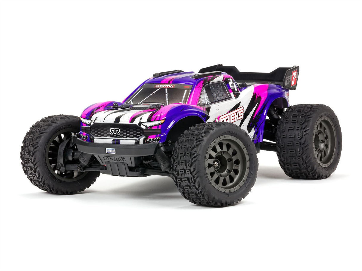 Arrma Vorteks 4X4 3S BLX 1/10 Stadium Truck RTR, Purple