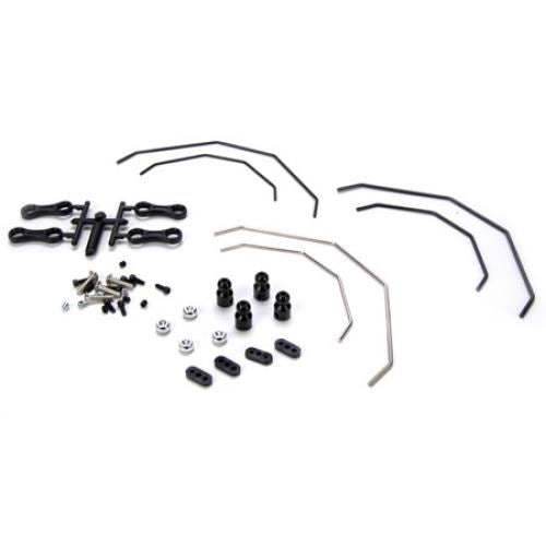 Losi Front/Rear Sway Bar Kit: 10-T (LosiB2222)