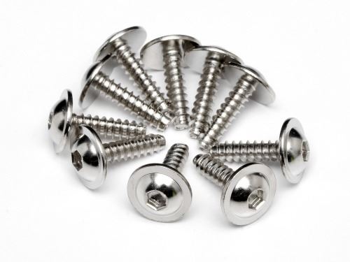 HPI Tp. Flanged Screw M2.6X10mm (Hex Socket/10Pcs)