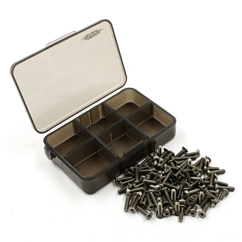 Yeah Racing Titanium Screw Assorted Set w/Box For Kyosho Optima MID