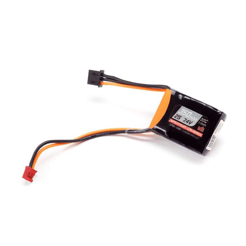 Spektrum 7.4V 350Mah 2S 30C Lipo Battery: Ph2.0