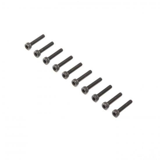 Losi Cap Head Screws, Stl, BO, M3 x 16mm (10) (Losi255009)