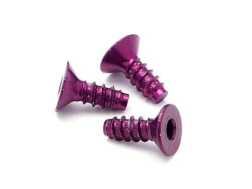 HPI Alu Tp Flat Hd Screw 3 X8mm Hex Socket/Purple/5Pc