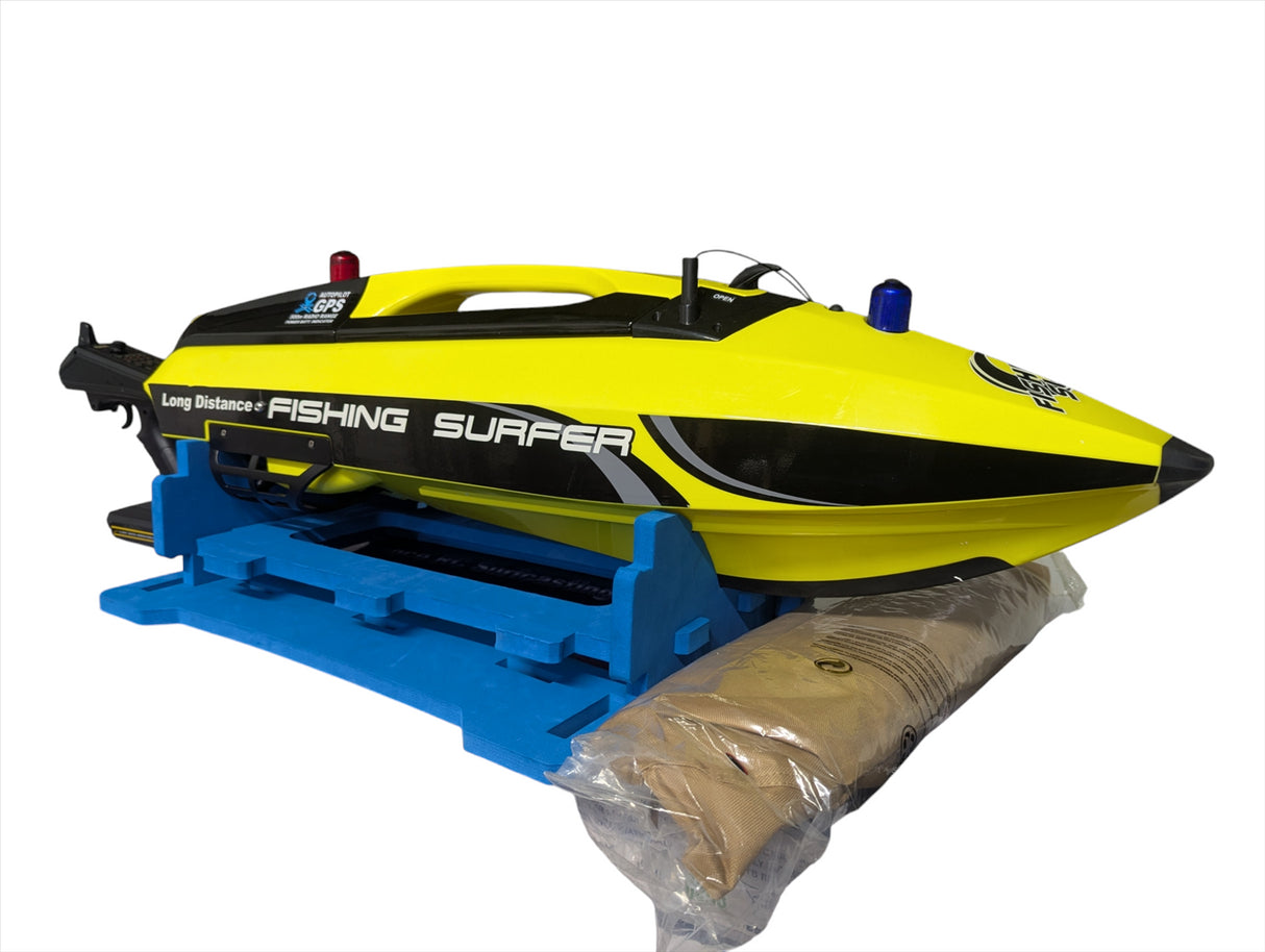 FISHING PEOPLE SURFER LAUNCHED RC BAIT RELEASE GPS BOAT v2.0 - GRADE A