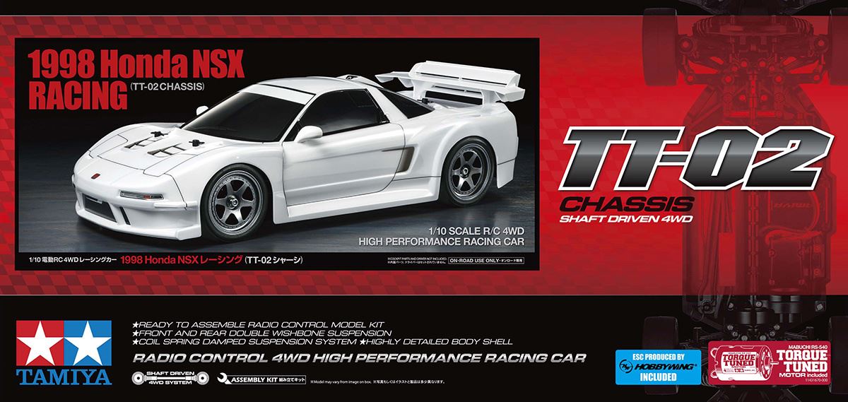 Tamiya 1998 Honda NSX Racing (TT-02)