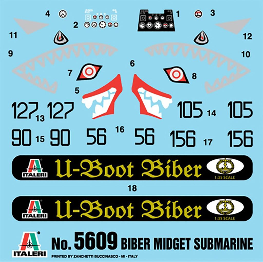 Italeri U-Boot Biber RR