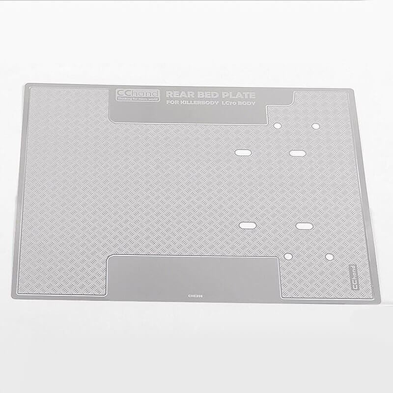 Rc4Wd Diamond Plate Rear Bed For Rc4Wd Tf2 Lwb Toyota Lc70