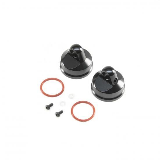 Losi Shock Cap, Aluminum, Black (2): LST/2, 3XL-E (Losi343000)